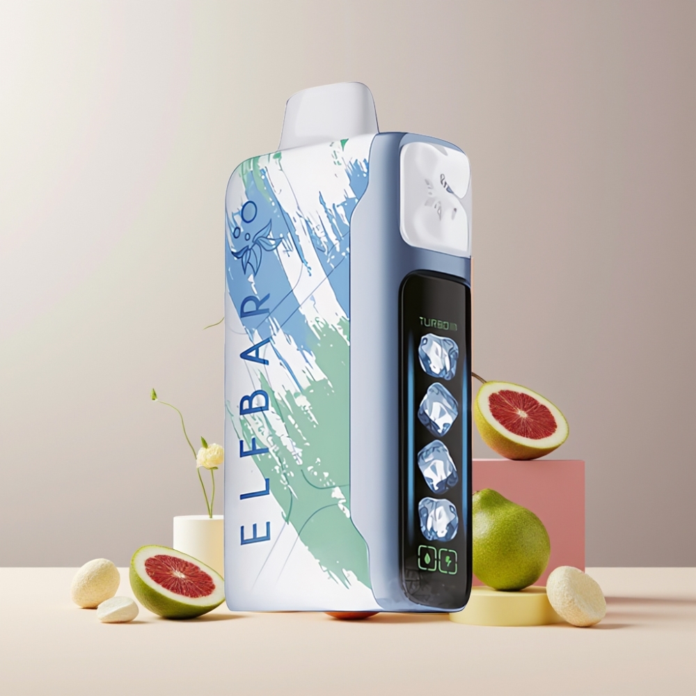 Elf Bar Ice King 40000 Puff Italia Ingrosso Disposable Vape Menta Miami 20ml 5% Nic