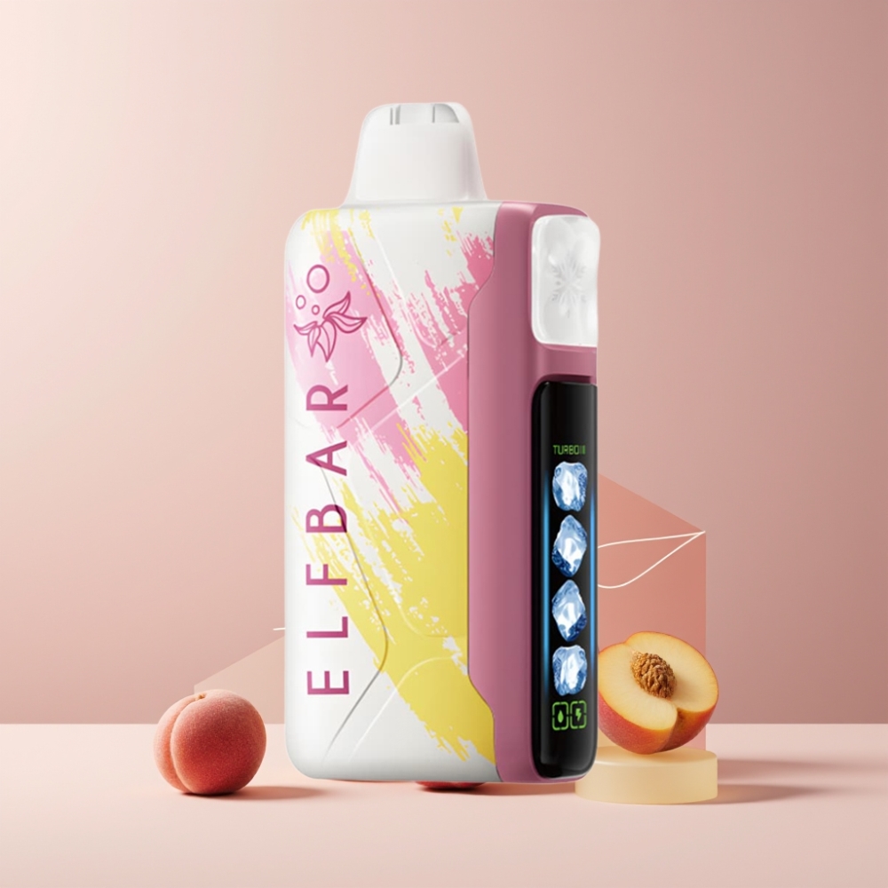 Elf Bar Ice King 40000 Puff Italia Ingrosso Disposable Vape Pesca+ 20ml 5% Nic