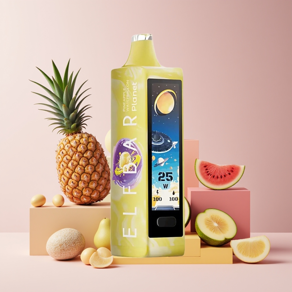Elf Bar Planet 25000 Puff Disposable Vape Ananas Anguria Italia Ingrosso 18ml 800mAh 5%