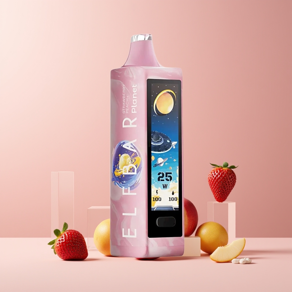 Elf Bar Planet 25000 Puff Disposable Vape Fragola Pesca Italia Ingrosso 5% 18ml 800mAh Mesh