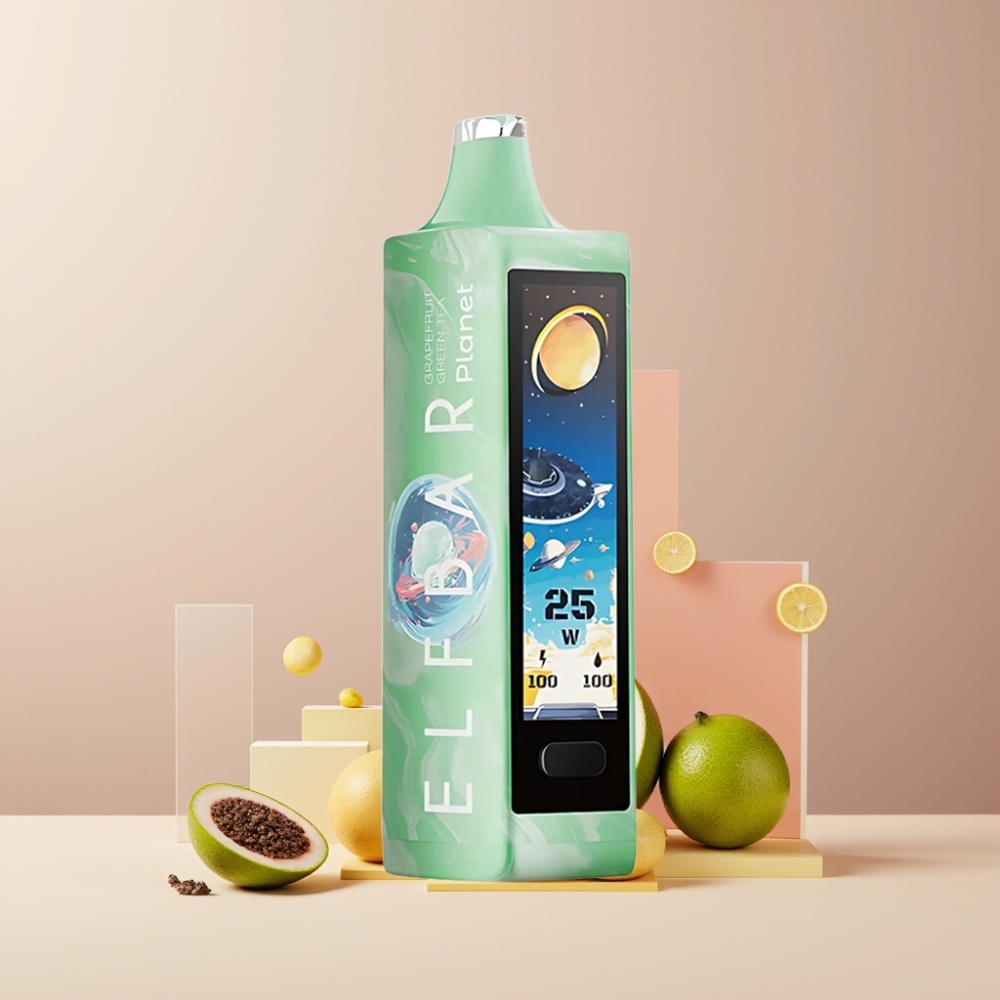 Elf Bar Planet 25000 Puff Disposable Vape Pompelmo Tè Verde Italia Ingrosso 5% 18ml 800mAh