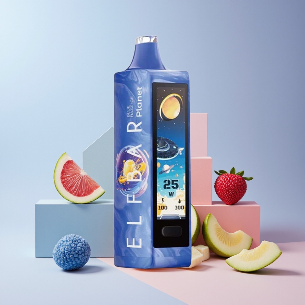 Elf Bar Planet 25000 Puff Italia Ingrosso Disposable Vape Mirtillo Ghiaccio 18ml 800mAh