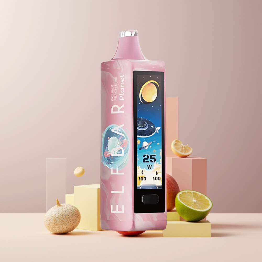 Elf Bar Planet 25000 Puff Italia Ingrosso Disposable Vape Pesca Lime Doppio 18ml 5% Mesh