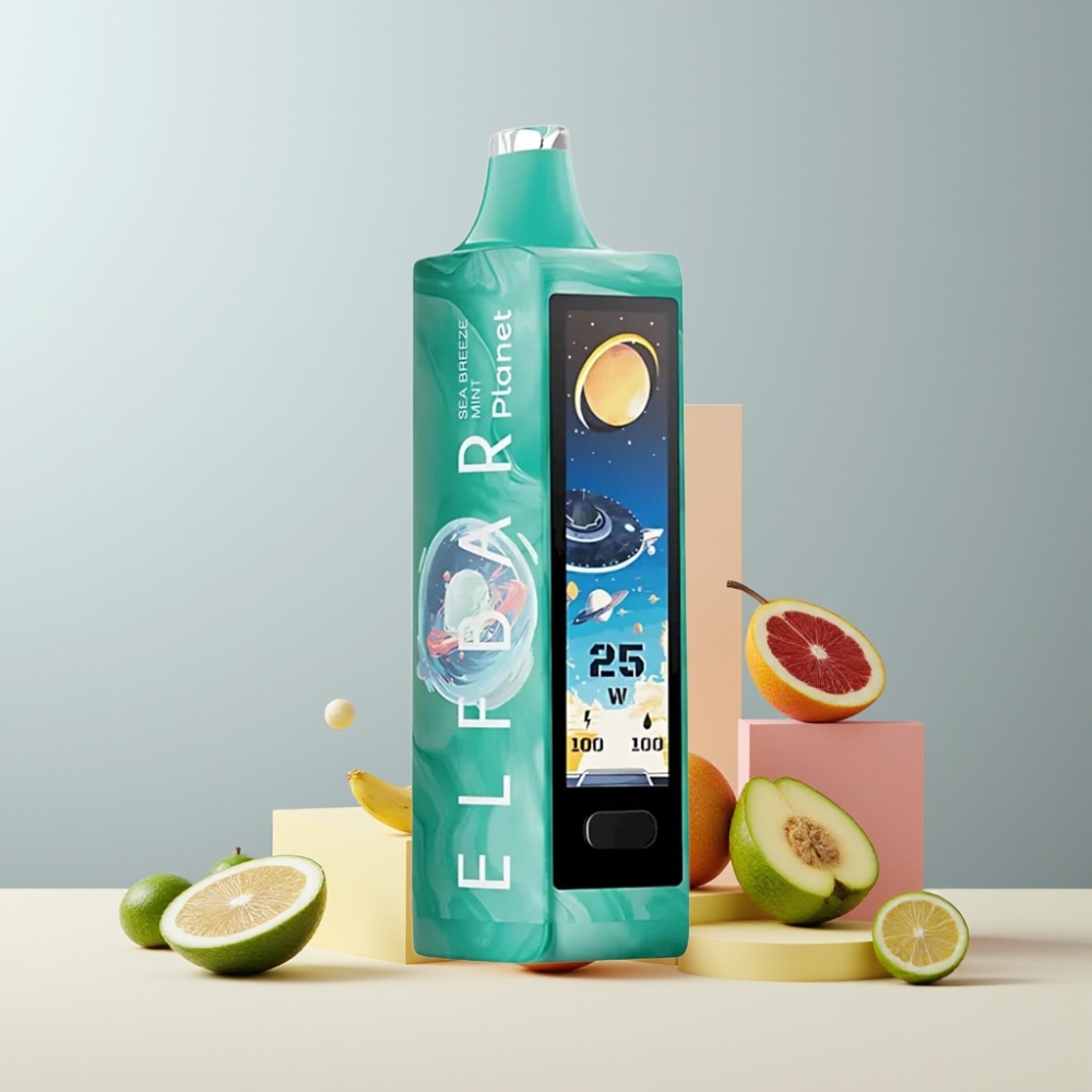Elf Bar Planet 25000 Puff Italia Ingrosso Ricaricabile 18ml Menta Brezza Marina 50mg Mesh 800mAh