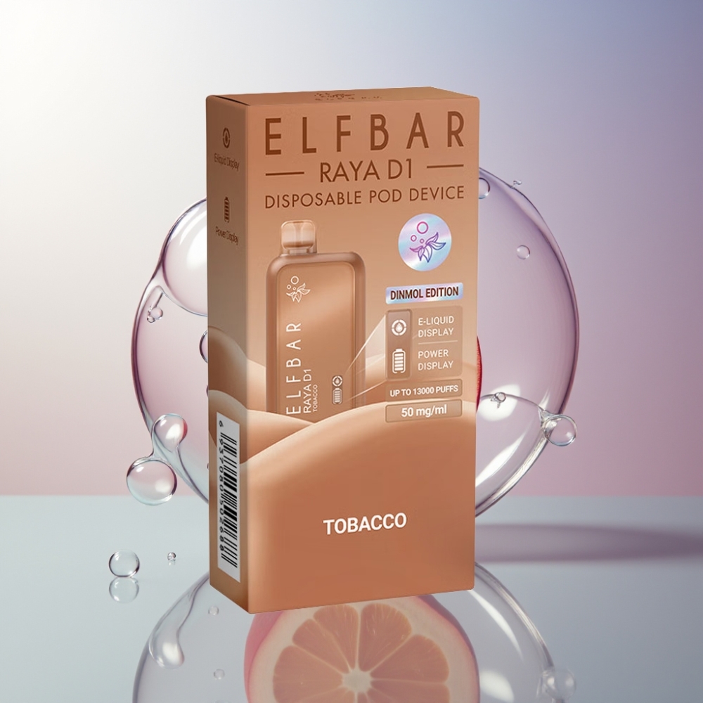 Elf Bar Raya D1 13000 Puff Italia Ingrosso Sigaretta elettronica usa e getta Tabacco 18ml 650mAh Tipo-C