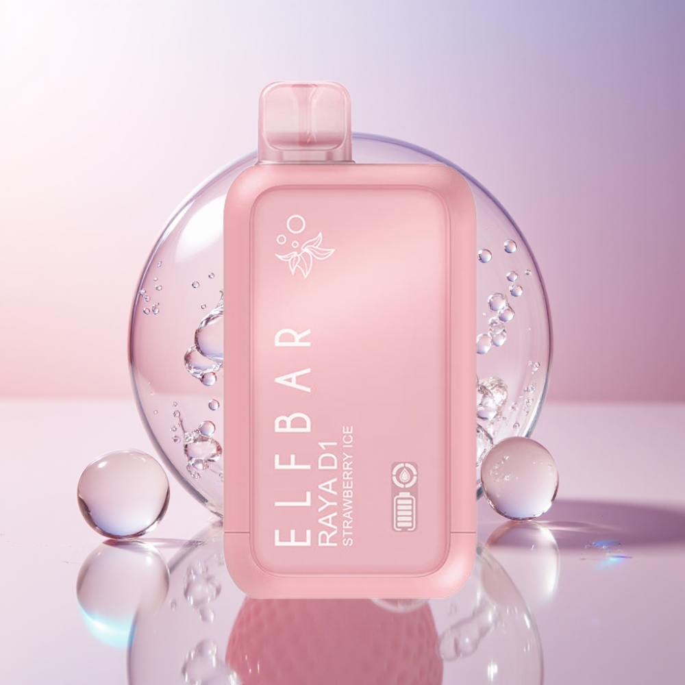 Elf Bar Raya D1 13000 Puff Italia ingrosso Sigaretta elettronica usa e getta Fragola Ghiaccio 18ml 650mAh