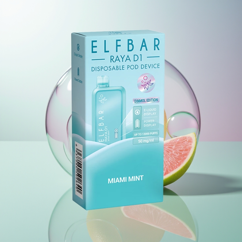 Elf Bar Raya D1 13000 Puff Sigaretta elettronica usa e getta Menta Miami Italia Ingrosso 18ml 650mAh