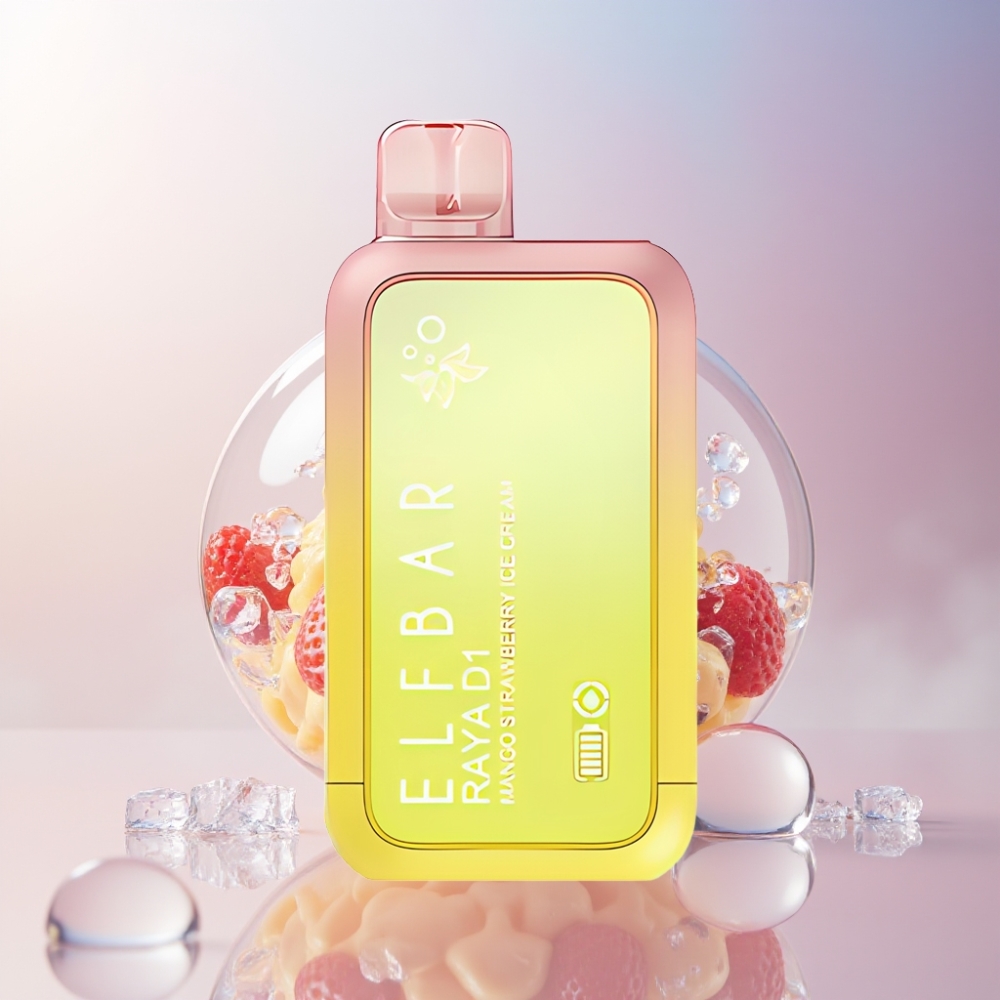 Elf Bar Raya D1 Italia Ingrosso 13000 Puff Mango Fragola Gelato 18ml 650mAh