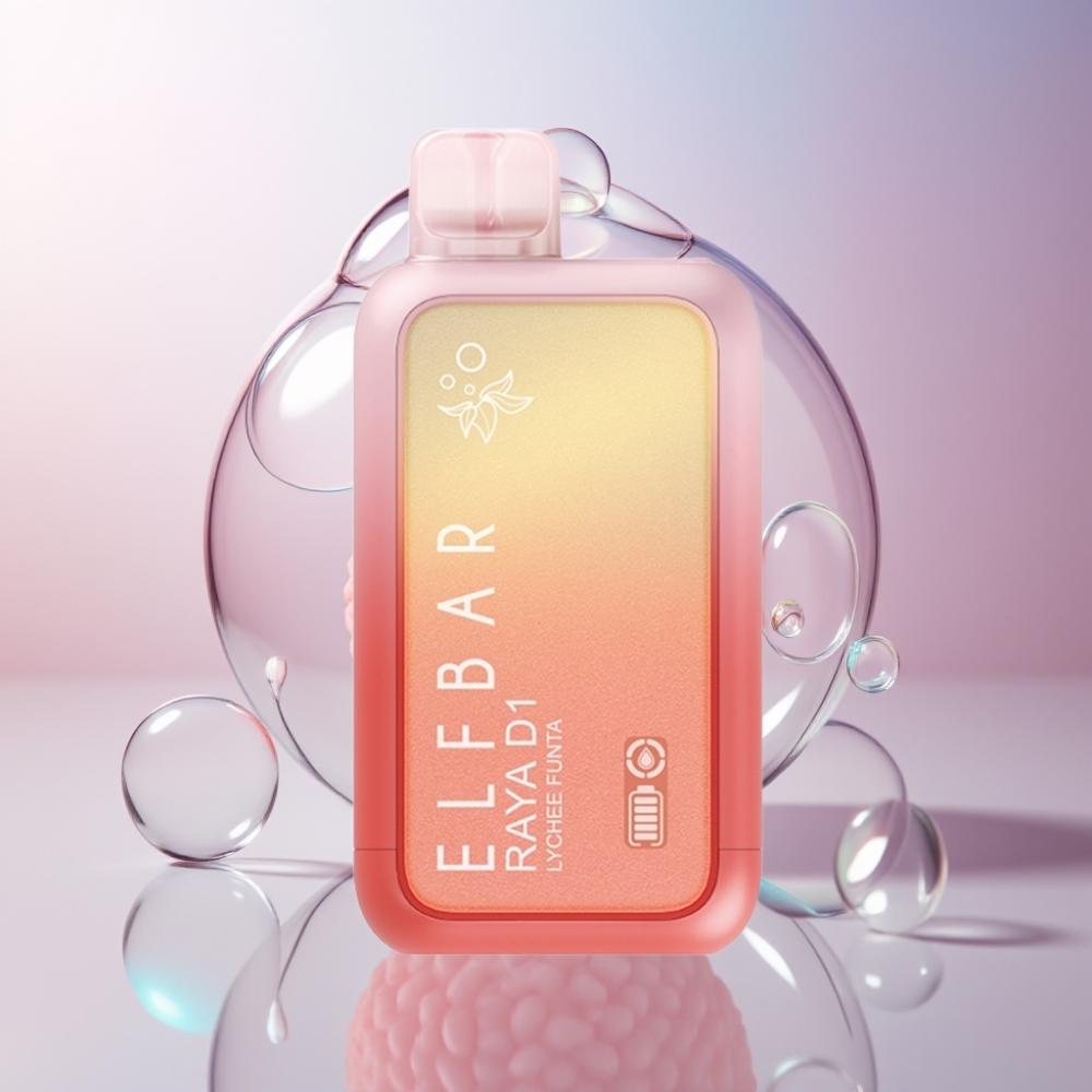 Elf Bar Raya D1 Italia Ingrosso 13000 Puff Sigaretta elettronica usa e getta Litchi Funta 18ml 5% Nic