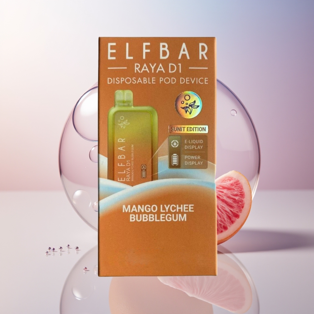 Elf Bar Raya D1 Italia Ingrosso 13000 Puff Sigaretta elettronica usa e getta Mango Litchi Bubblegum 18ml 650mAh 5% Nic