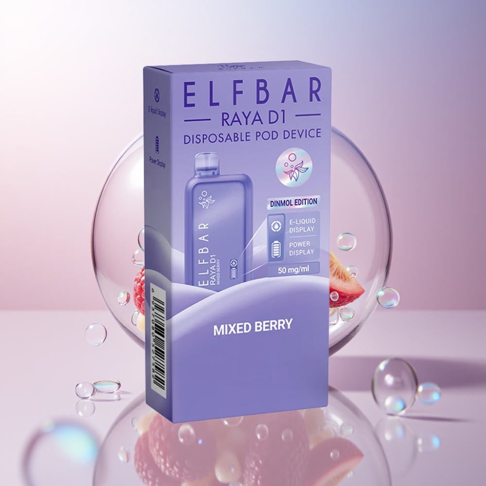 Elf Bar Raya D1 Italia ingrosso 13000 Puff Sigaretta elettronica usa e getta Misto di Bacche 18ml 650mAh