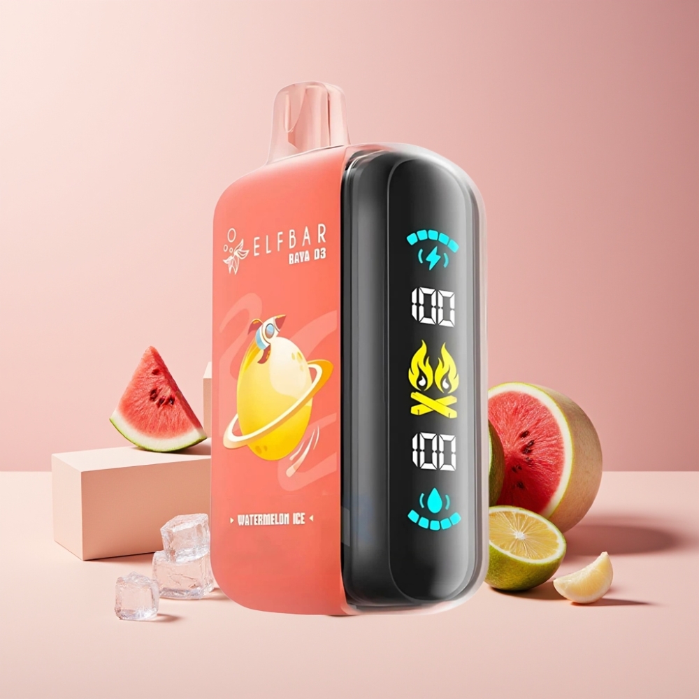 ELF BAR RAYA D3 25000 Puff Italia Ingrosso Disposable Vape Anguria Ghiacciata 23ml 850mAh