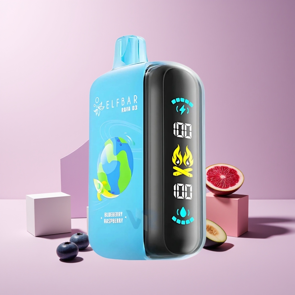 ELF BAR RAYA D3 25000 Puff Italia ingrosso Disposable Vape Mirtillo Lampone Ricaricabile 23ml 5% Nicotina