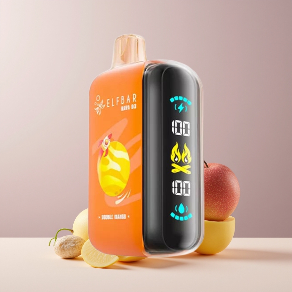 ELF BAR RAYA D3 25000 Puff Italia ingrosso Doppio Mango Ricaricabile 23ml 5%