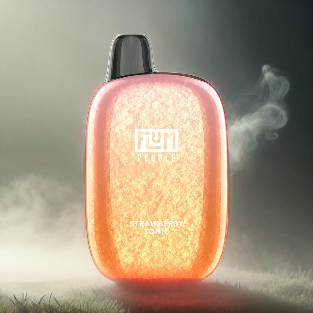 Flum Pebble 6000 Italia Ingrosso 10ml 5% Nicotine Ricaricabile con Type-C Fragola Tonica Mesh Coil 500mAh