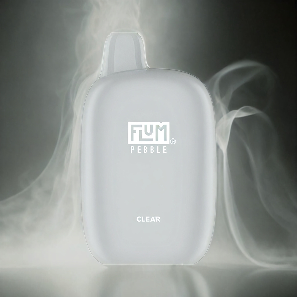 Flum Pebble 6000 Puffs Clear Italia Ingrosso 10ml 5% Mesh Coil Ricaricabile USB-C