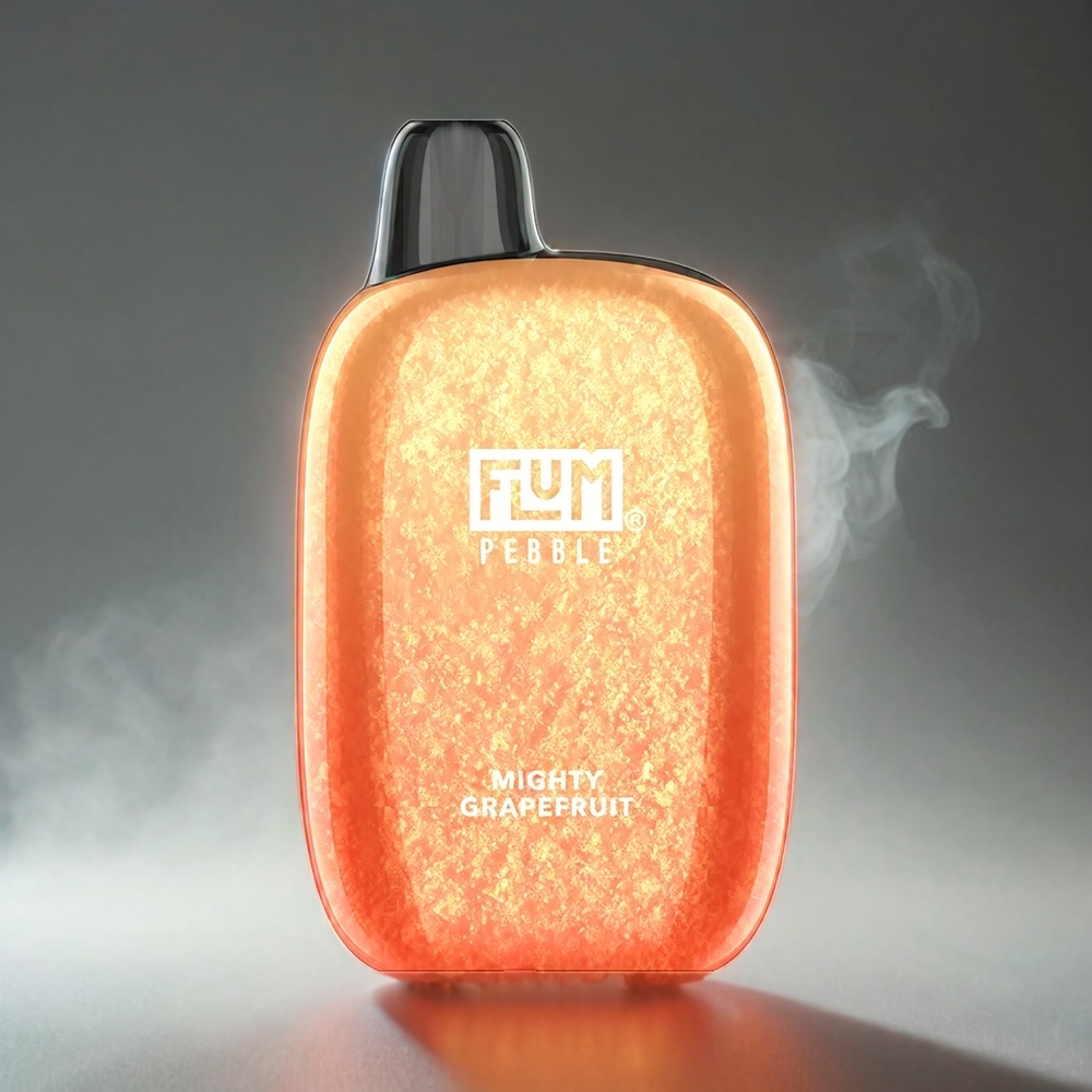 Flum Pebble 6000 Puffs Italia Ingrosso Vape Potente Pompelmo - 10ml, 5% Nicotina, 500mAh, Ricaricabile Tipo-C