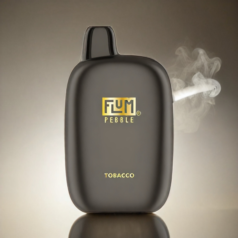 Flum Pebble 6000 Puffs Vape Tabacco Italia Ingrosso 10ml 5% Mesh Coil Ricaricabile USB-C 500mAh
