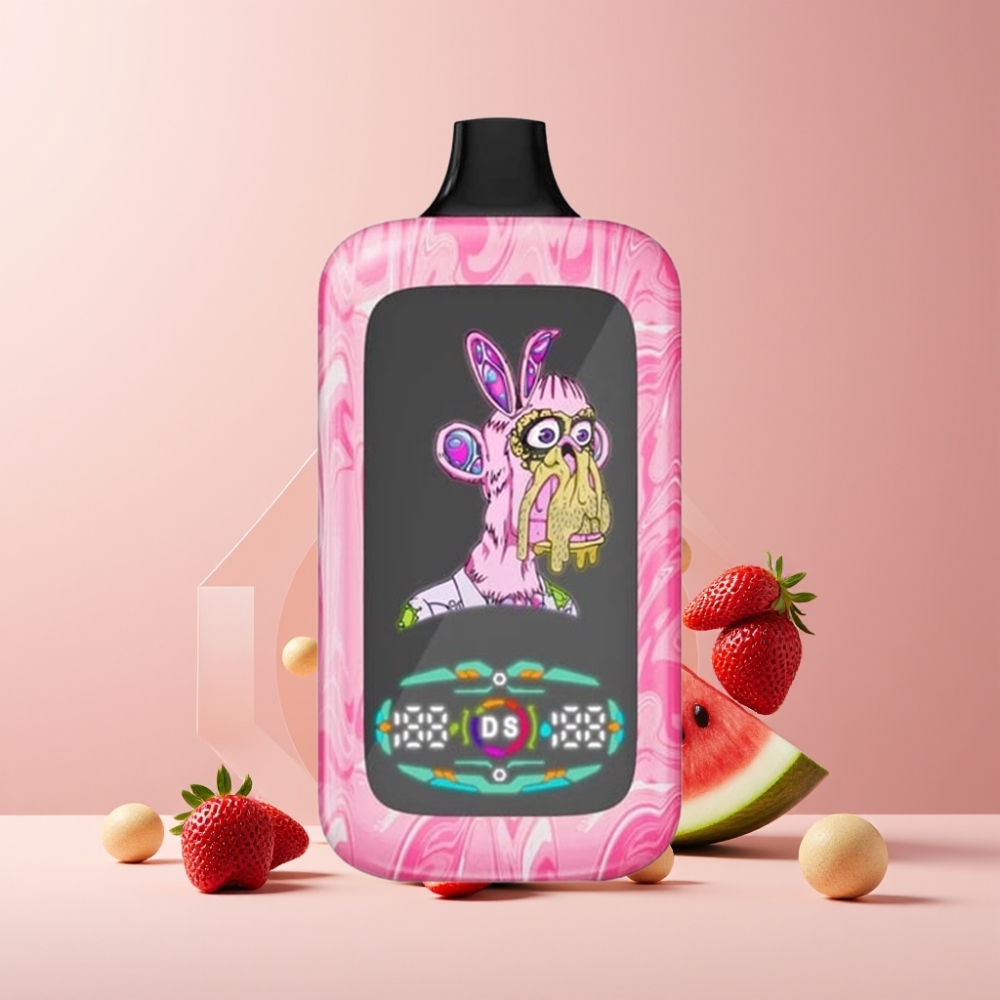 Fumot Digital Monkey 40000 Puff Italia Ingrosso - Fragola Anguria, Dual Mesh Coil, 850mAh