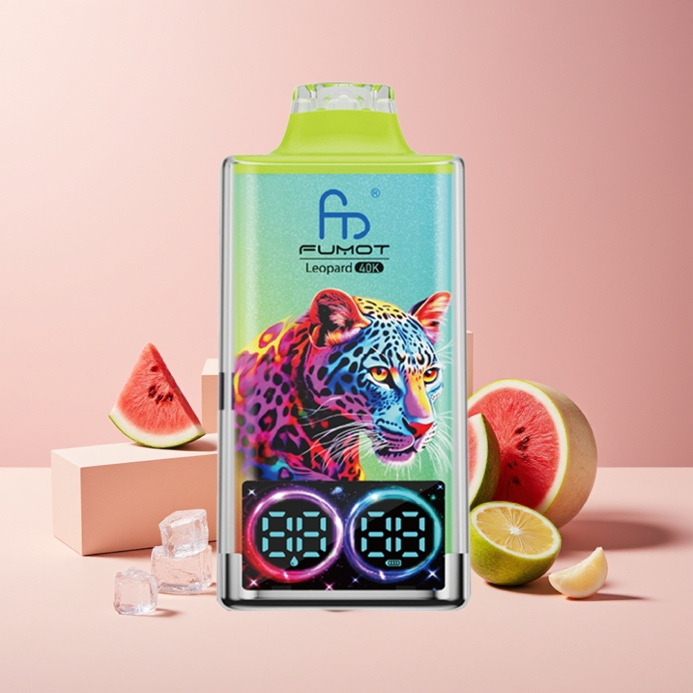 Fumot Leopard 40K Puff Disposable Vape Anguria Ghiacciata Italia Ingrosso 5% Nic, 700mAh, Dual Mesh, Type-C