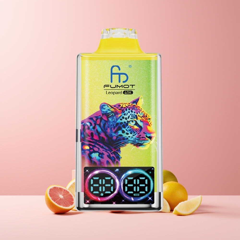 Fumot Leopard 40K Puffs Italia Ingrosso Disposable Vape Limonata Rosa 5% Nic, Dual Mesh, 700mAh