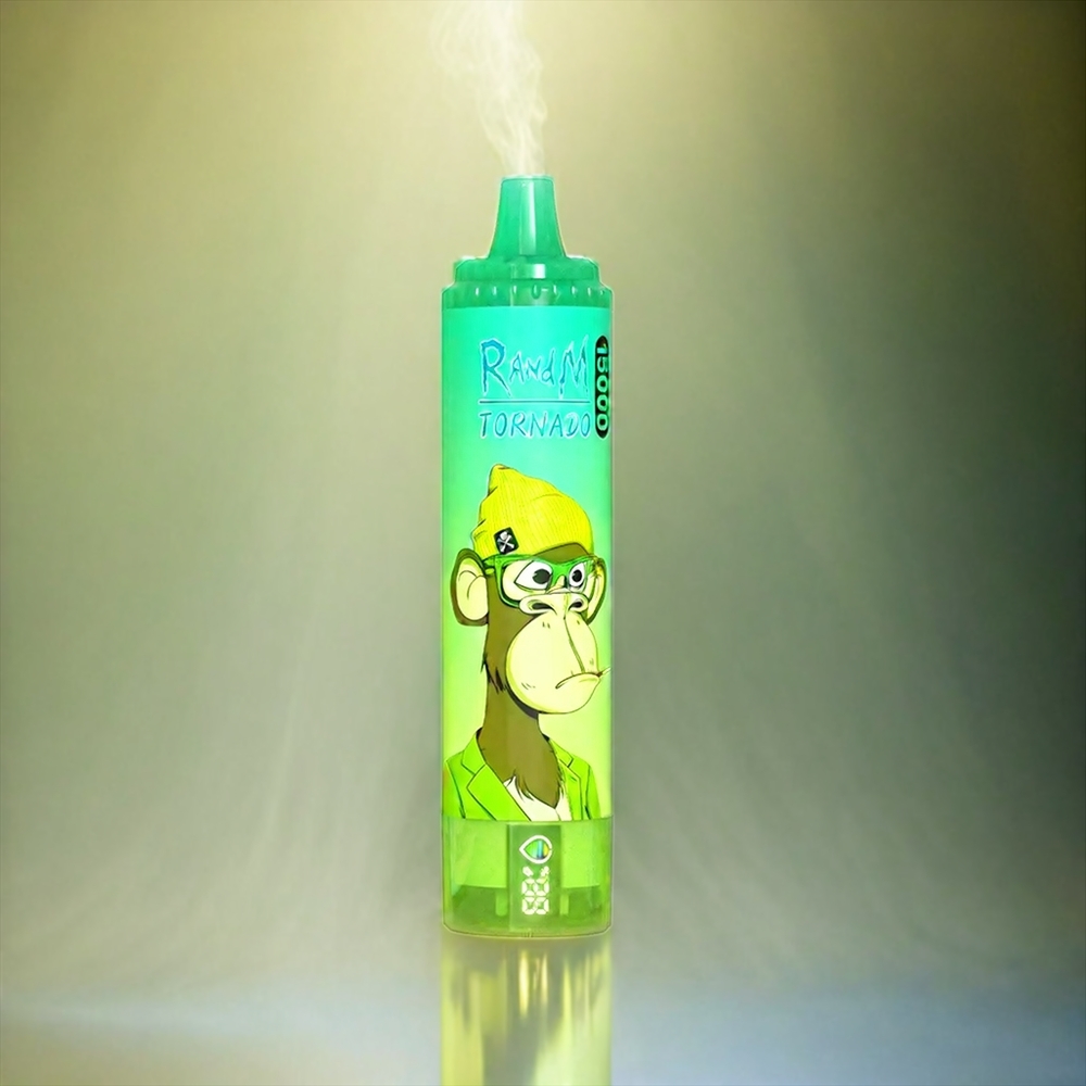 Fumot Randm Tornado 15000 Puffs Italia Ingrosso LCD Display 25ml Lemon Lime (Arancia Lime)