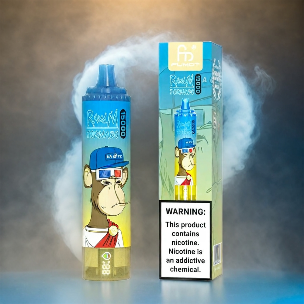 Fumot Randm Tornado 15000 Puffs Italia Ingrosso – Mr. Blu (15.000 Puffs, 25ml, USB-C)