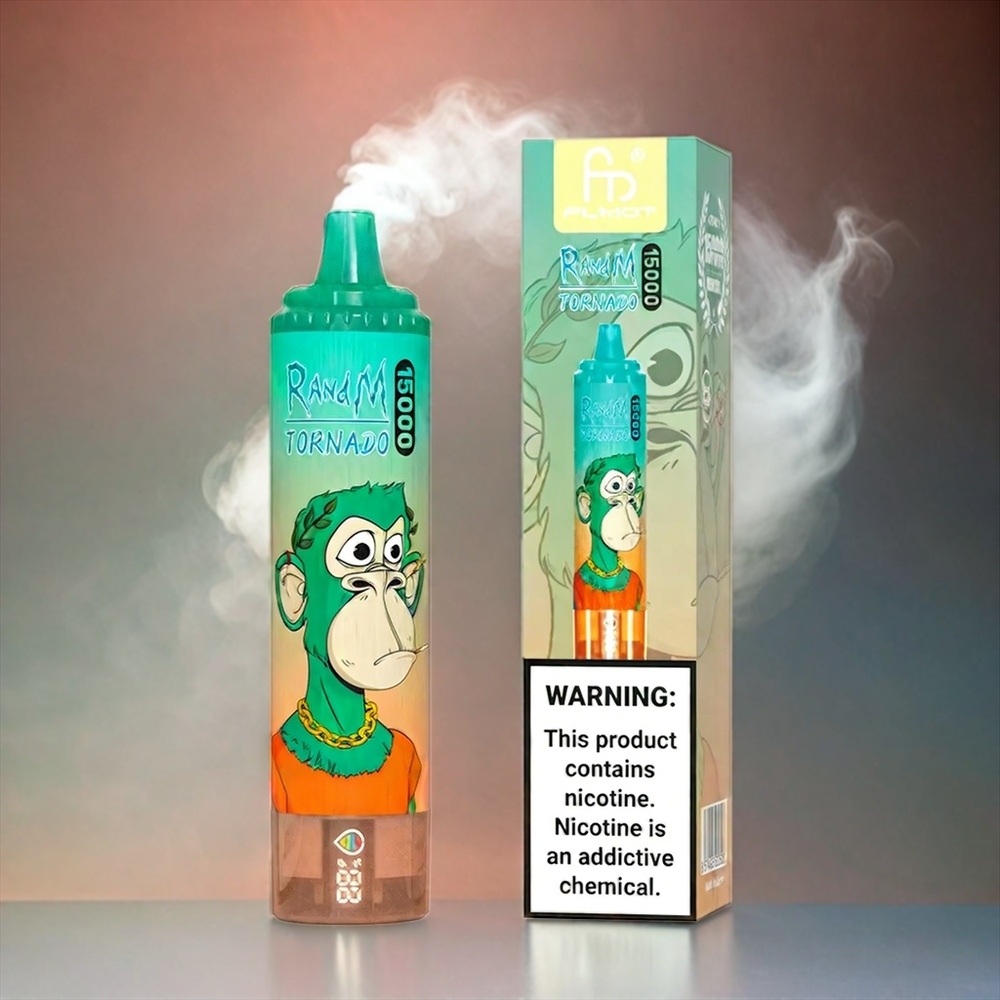 Fumot Randm Tornado 15000 Puffs Italia Ingrosso – Triple Berry (Misto di Bacche) – 25ml, 850mAh, Mesh Coil 0.9 Ohm, LCD, USB Type-C