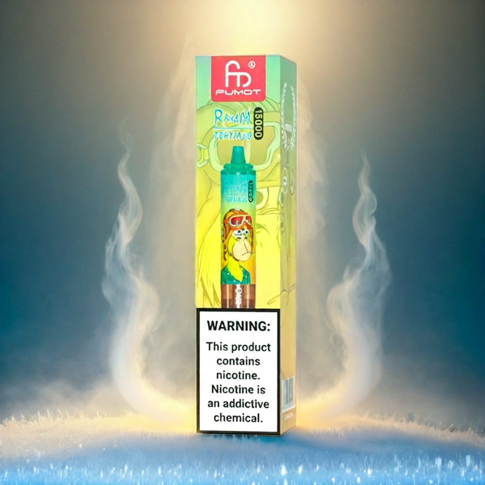 Fumot Randm Tornado Italia Ingrosso 15000 Puffs Vape Ananas Ghiaccio 25ml 850mAh Mesh 0.9 Ohm