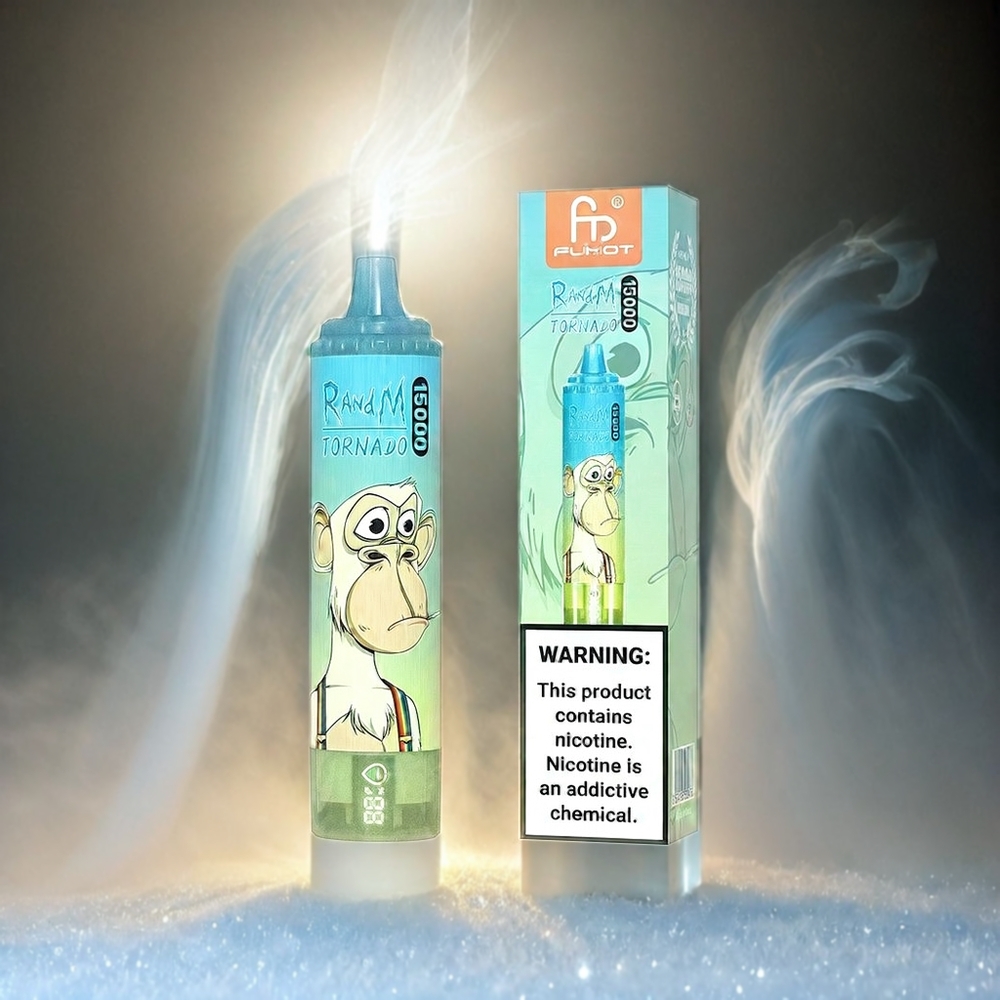 Italia Ingrosso Fumot Randm Tornado 15000 Puffs Ghiaccio Pop - 25ml, 850mAh, Mesh Coil 0.9 Ohm, Tipo-C