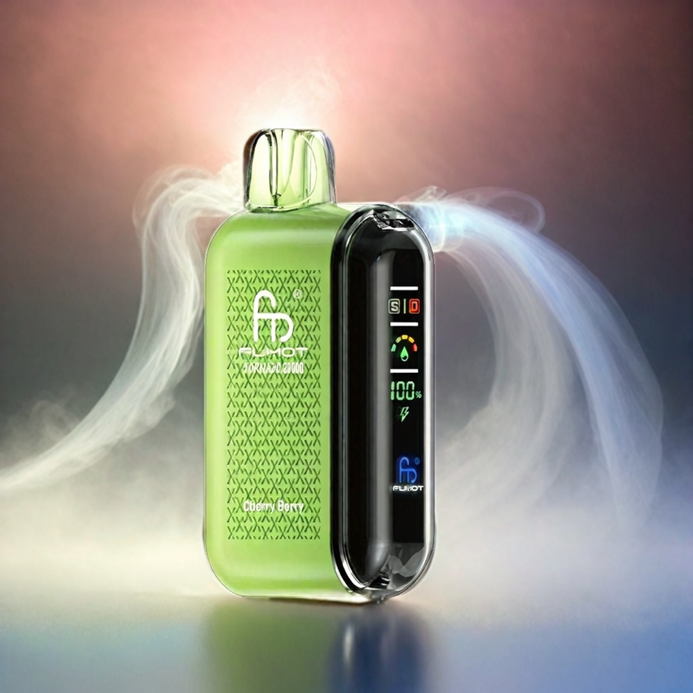 Fumot Tornado 20000 Puffs Italia Ingrosso Ciliegia Mora - 20ml E-Liquid, 850mAh, Bobina a doppia maglia, Display Intelligente