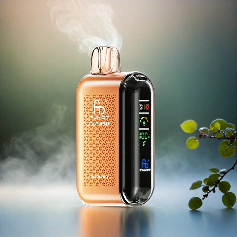 Fumot Tornado 20000 Puffs Italia Ingrosso con Mirtillo Nero, Bobina a doppia maglia, 20ml E-liquid, 850mAh Batteria Ricaricabile