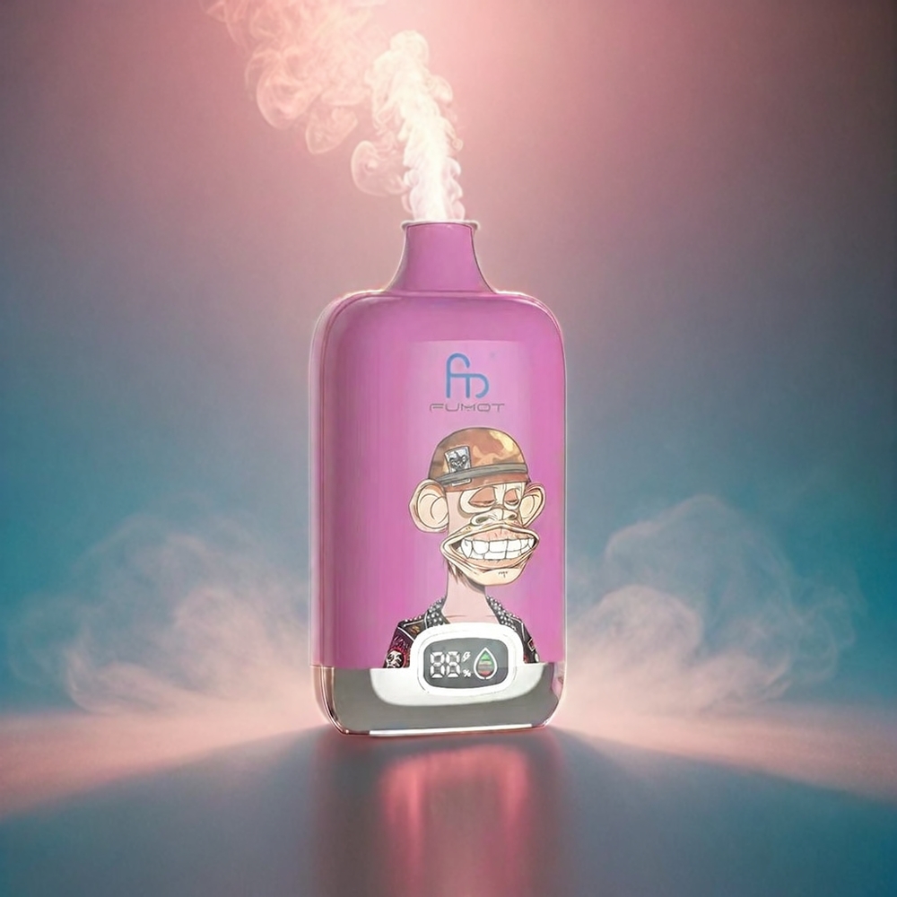 Fumot Tornado Digital Box 12000 Puffs Italia Ingrosso - 20ml E-Liquid, Mesh Coil, 550mAh, Blu Sour Lampone