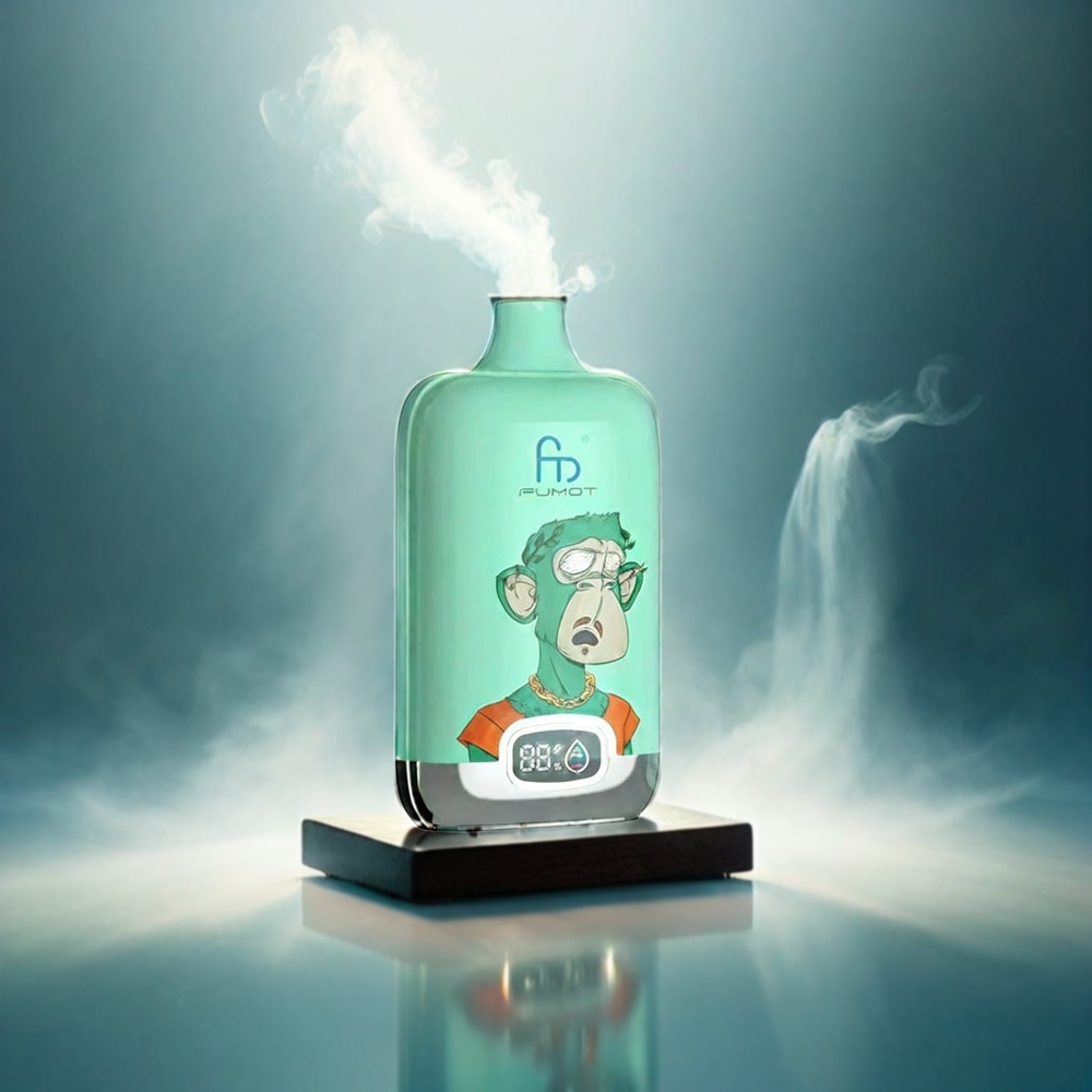 Fumot Tornado Digital Box 12000 Puffs Italia Ingrosso Anguria Ghiaccio - 20ml E-Liquido, Batteria 550mAh, Ricarica Tipo-C