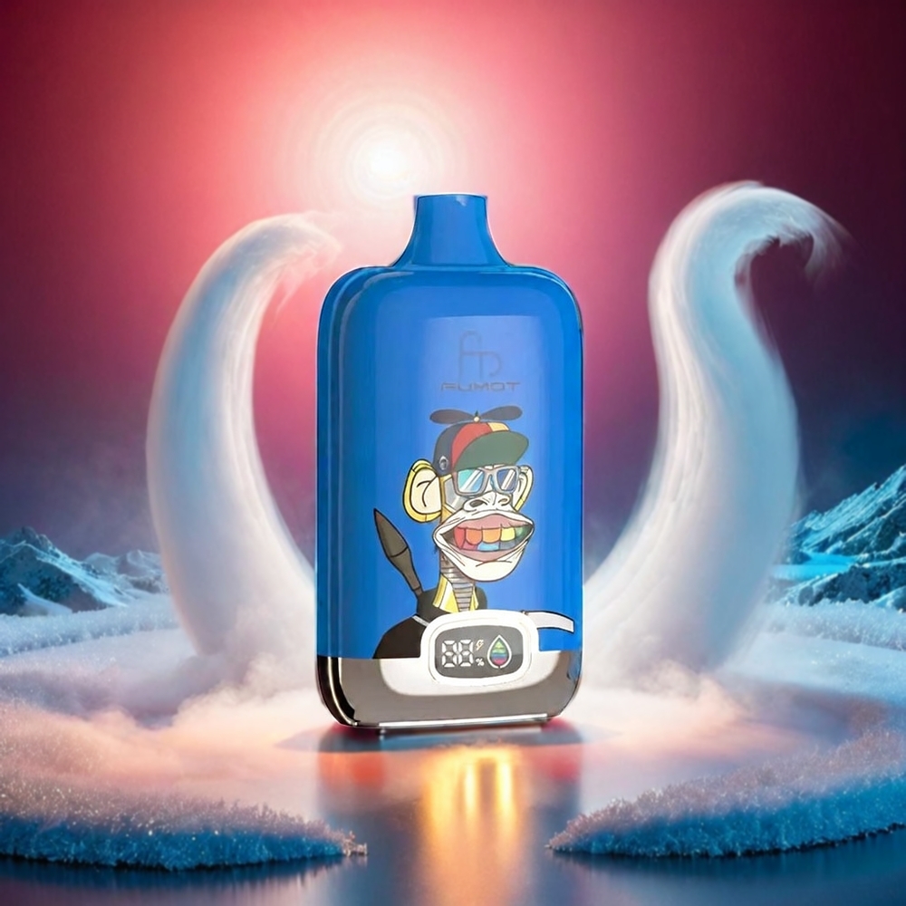 Fumot Tornado Digital Box 12000 Puffs Italia Ingrosso Ghiaccio Pop - 20ml E-Liquid, 550mAh, Ricarica Type-C