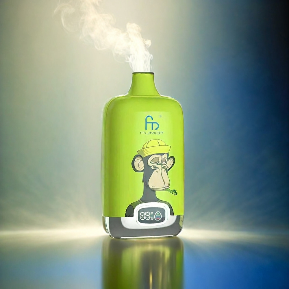 Fumot Tornado Digital Box 12000 Puffs Italia Ingrosso - Mirtillo Kiwi, 20ml E-Liquid, 550mAh, Tipo-C, 67g