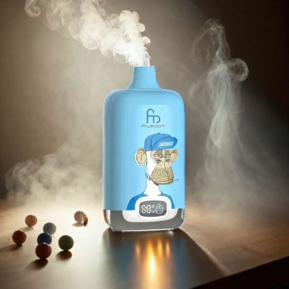 Fumot Tornado Digital Box 12000 Puffs Italia Ingrosso Vape Bingo Crush con 20ml E-liquido e Mesh Coil per MTL Draw