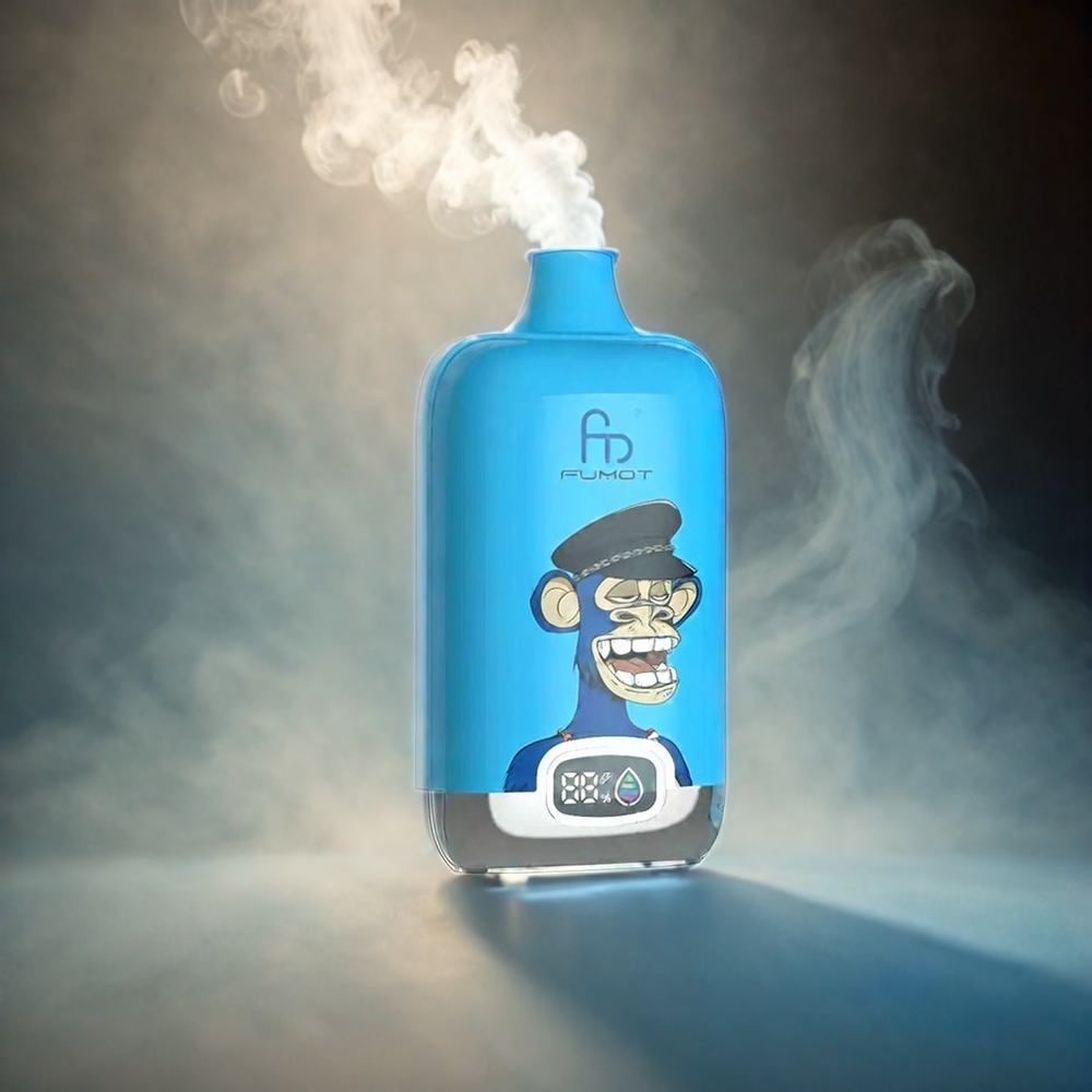 Fumot Tornado Digital Box 12000 Puffs Italia Ingrosso Vape Dr. Blu con Batteria 550mAh e Tipo-C