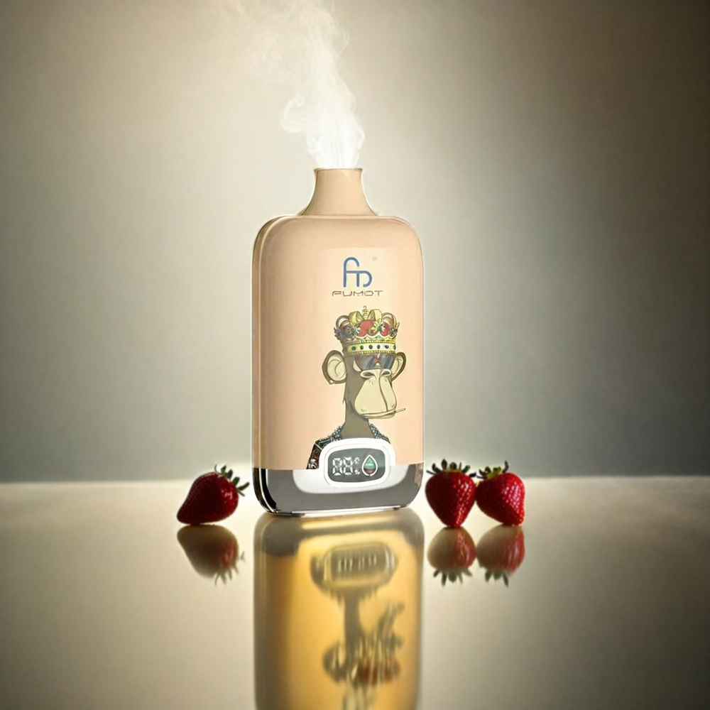 Fumot Tornado Digital Box 12000 Puffs Italia Ingrosso Vape Fragola Banana – 20ml E-Liquid, 550mAh, 67g