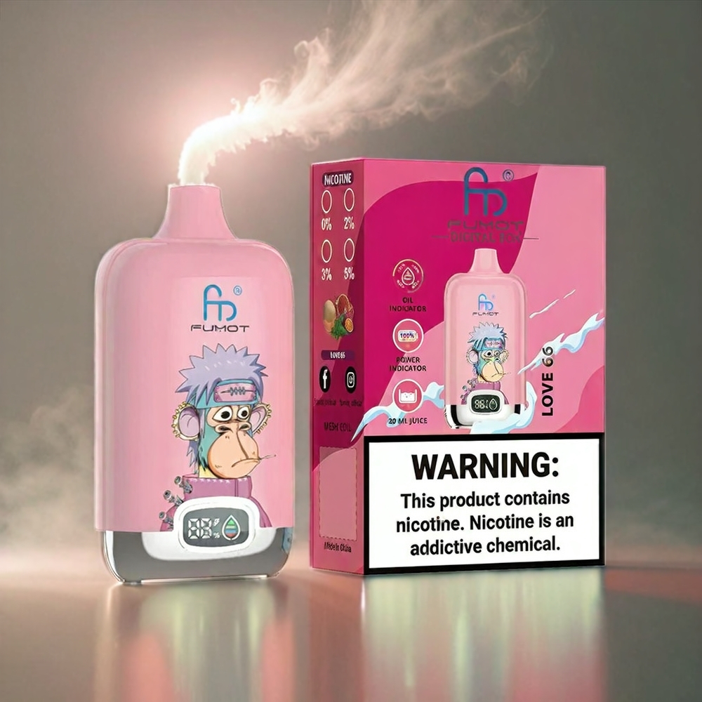 Fumot Tornado Digital Box 12000 Puffs Italia Ingrosso con 20ml E-liquido e 550mAh Batteria Ricaricabile