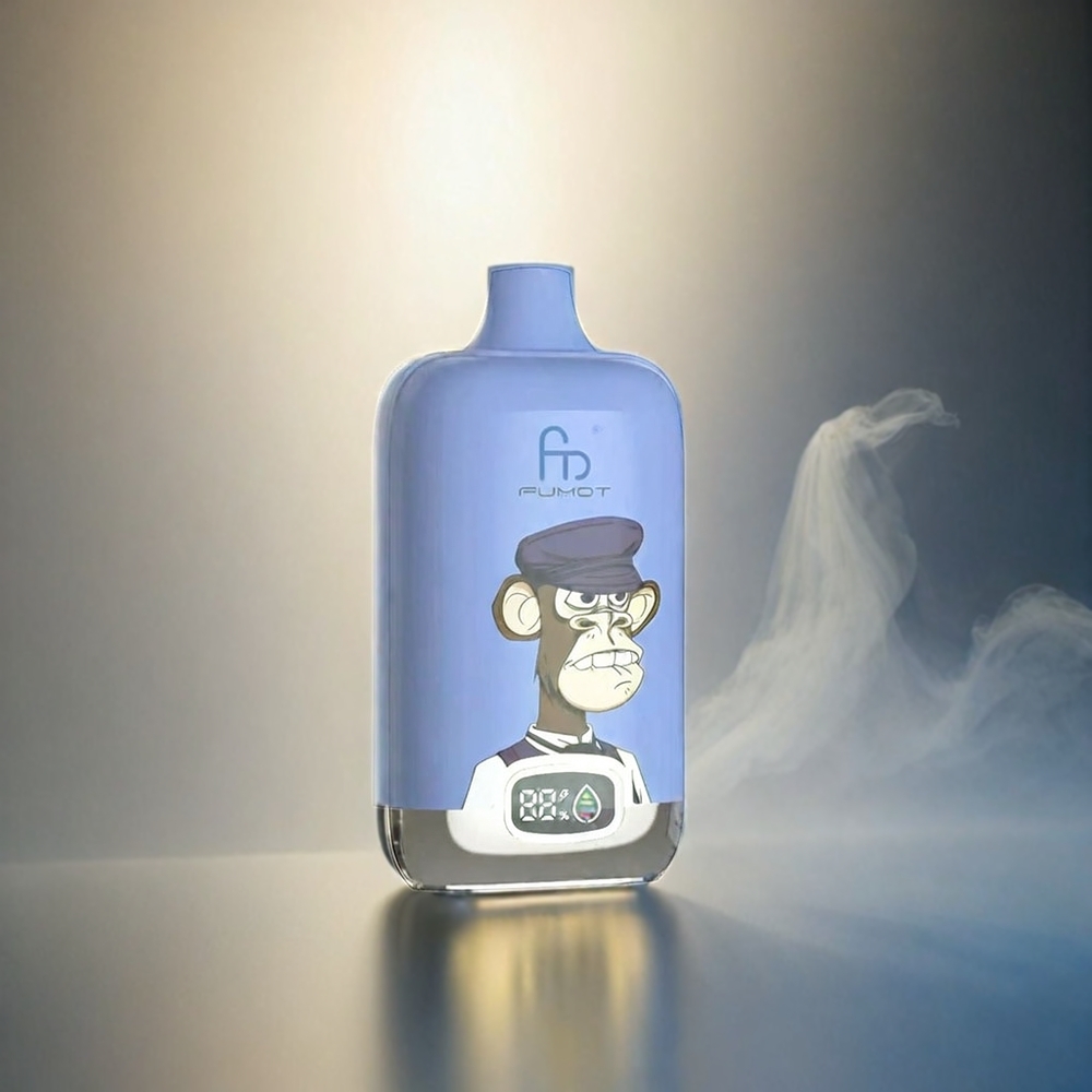 Fumot Tornado Digital Box 12000 Puffs Italia Ingrosso con Blu Lampone Limonata, 20ml E-Liquido, Batteria 550mAh Ricaricabile, Tipo-C, Mesh Coil