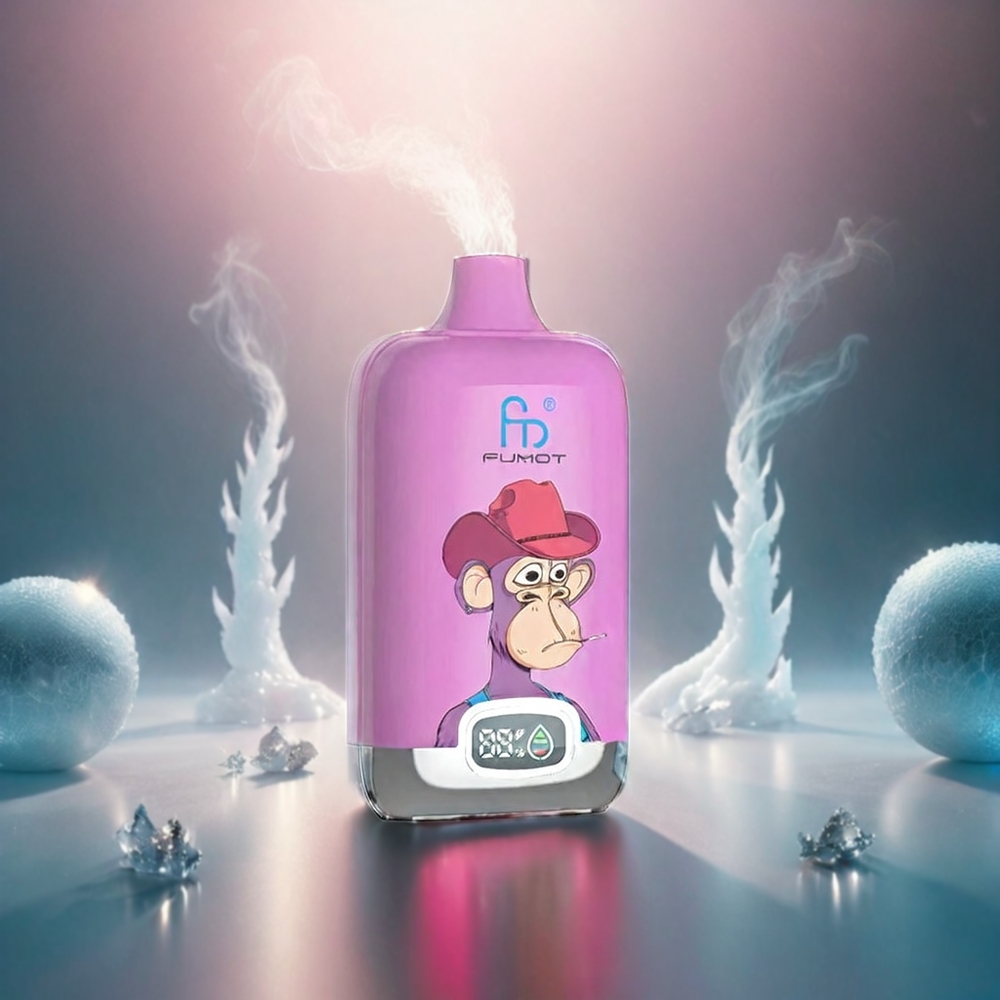 Fumot Tornado Digital Box 12000 Puffs Italia Ingrosso con Dragonfruit Ice - 20ml E-Liquid, 550mAh, Tipo-C