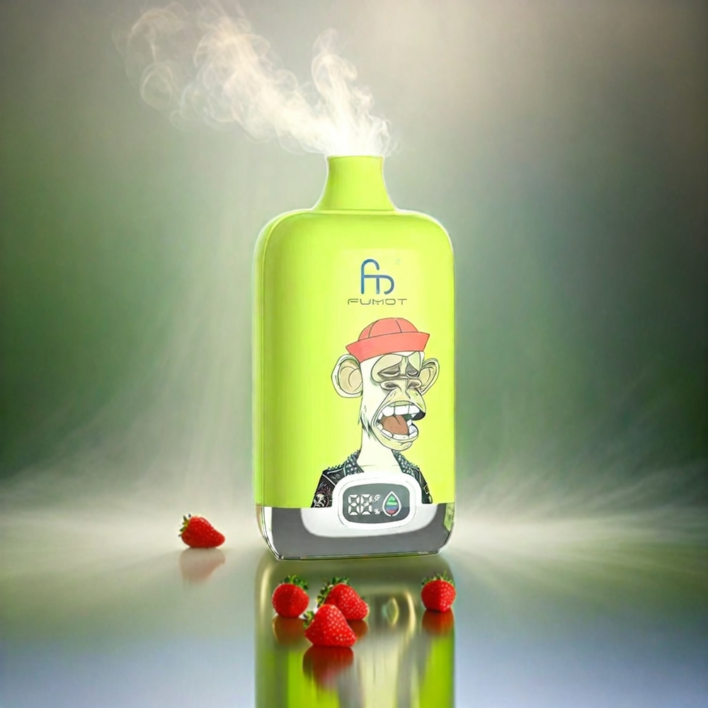 Fumot Tornado Digital Box 12000 Puffs Italia Ingrosso con Fragola Kiwi, 20ml E-Liquid, 550mAh, Type-C