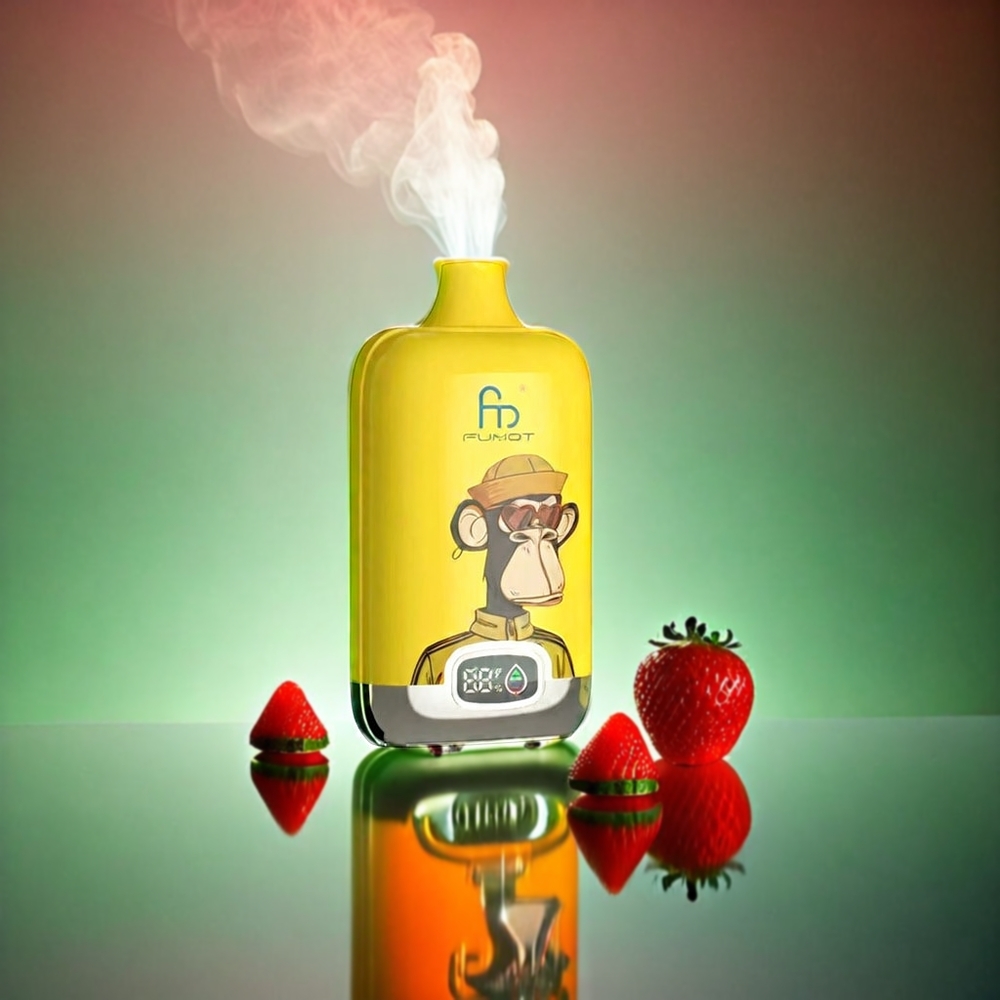 Fumot Tornado Digital Box Italia Ingrosso 12000 Puffs Fragola Anguria 20ml Mesh Coil USB-C