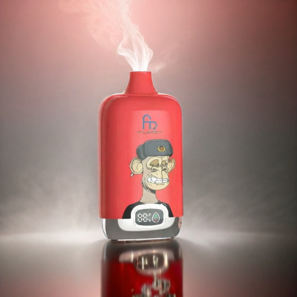 Fumot Tornado Digital Box Italia Ingrosso 12000 Puffs Fragola Red Bull, Mesh Coil, 20ml, 550mAh