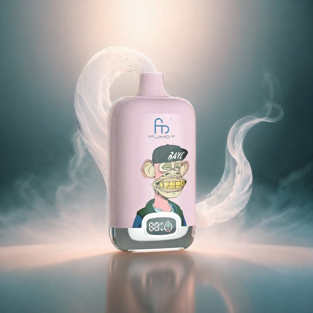 Fumot Tornado Digital Box Italia Ingrosso 12000 Puffs Peach Ice Ghiaccio 20ml Mesh Coil