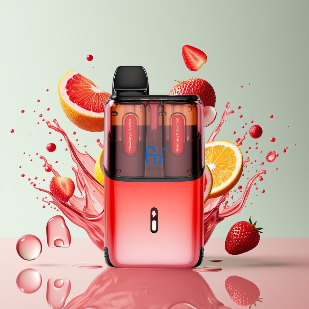 Fumot Ultra T32000 Italia Ingrosso - 32000 Puff, Fragola Pompelmo & Fragola Dragonfruit, 24ml, 20mg
