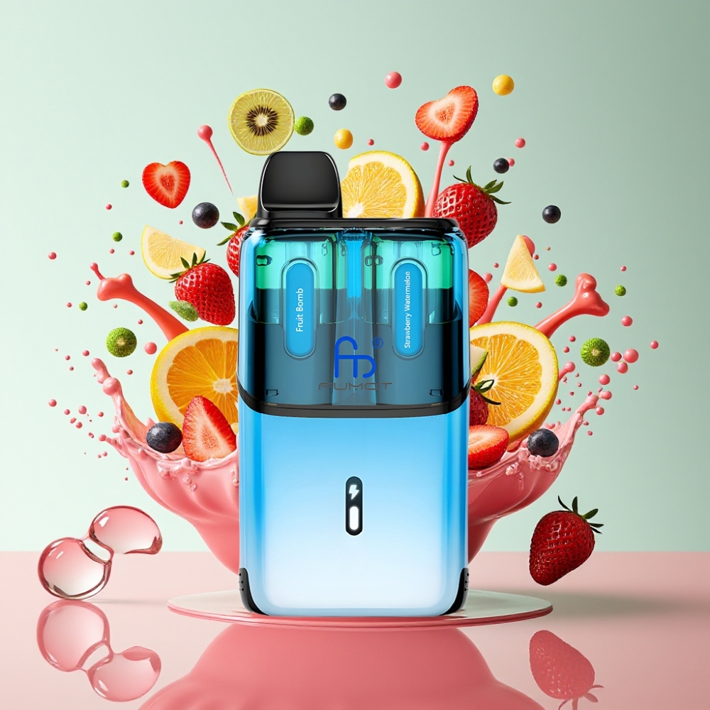 Fumot Ultra T32000 Italia Ingrosso - 32000 Puff, Frutta Esplosiva & Anguria Fragola, 800mAh, 24ml
