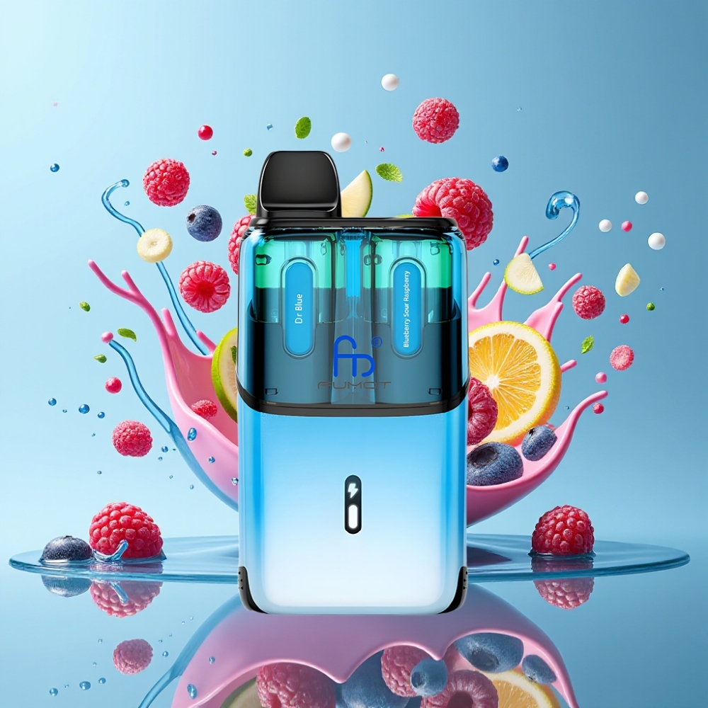 Fumot Ultra T32000 Italia Ingrosso - Blu & Mirtillo Lampone Acido - 32000 Puff, 800mAh, 24ml
