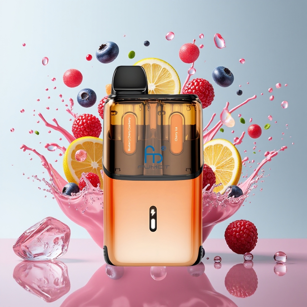Fumot Ultra T32000 Italia Ingrosso Sigaretta elettronica usa e getta Mirtillo Ciliegia Cranberry & Ciliegia Ice 32000 puff 24ml 800mAh